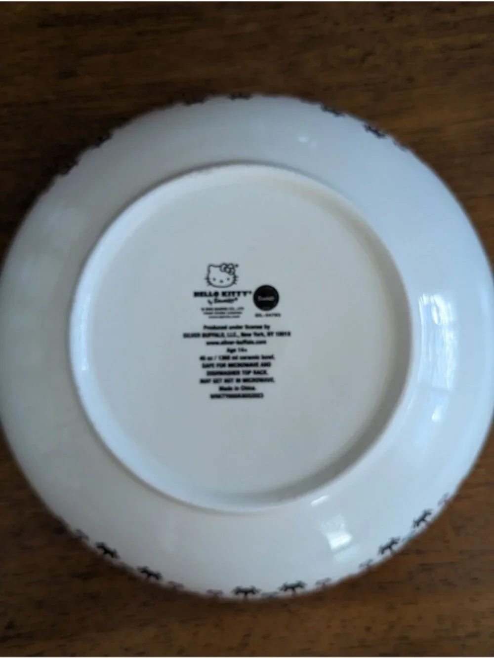 Set of 2 Hello Kitty Halloween Ceramic Bowls Microwave & Dishwasher Safe By Silv